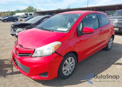 2012 Toyota Yaris L z USA, uszkodzony, nr VIN JTDJTUD37CD515873